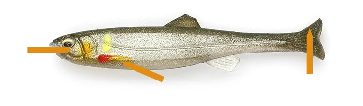Imakatsu Fat Fly Elastomer 2.8" - Image 2